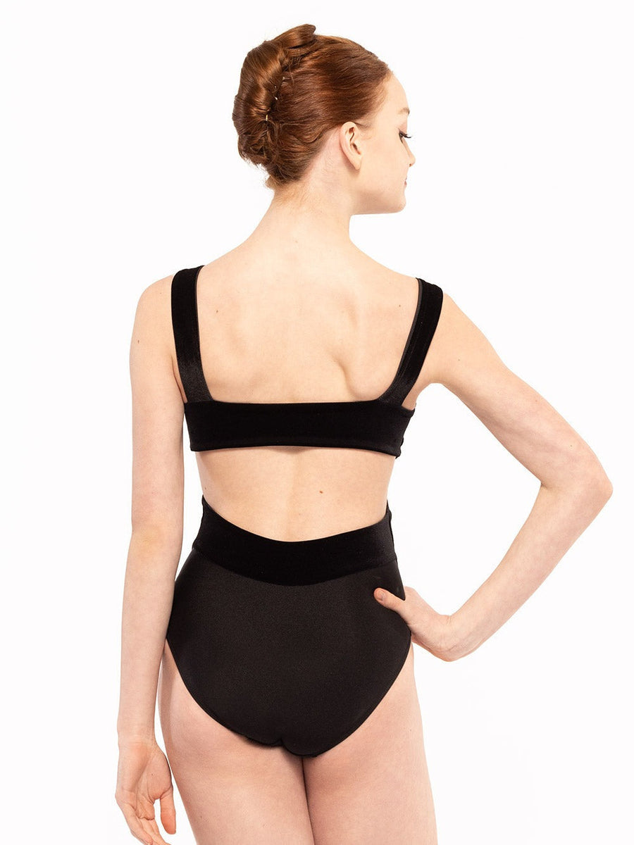 Jackie Leotard Black Velvet Kids RTW