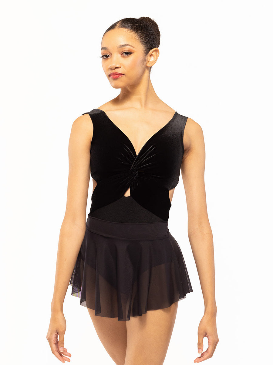 Jackie Leotard Black Velvet Kids RTW