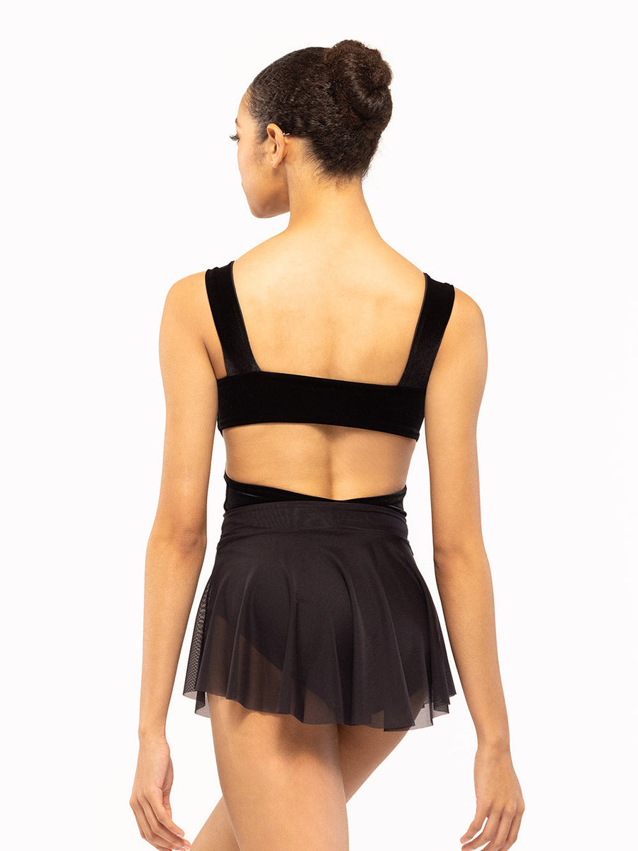 Jackie Leotard Black Velvet Kids RTW