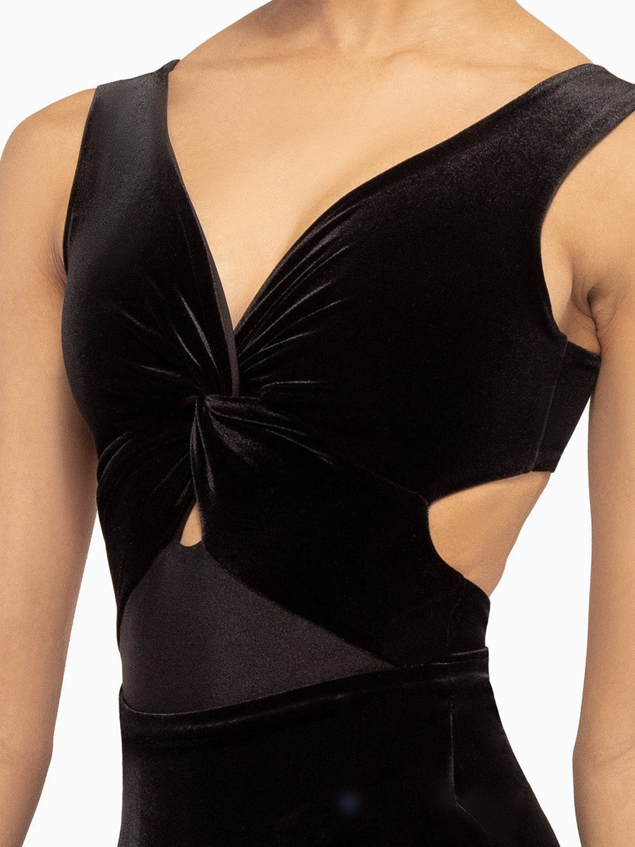 Jackie Leotard Black Velvet Kids RTW