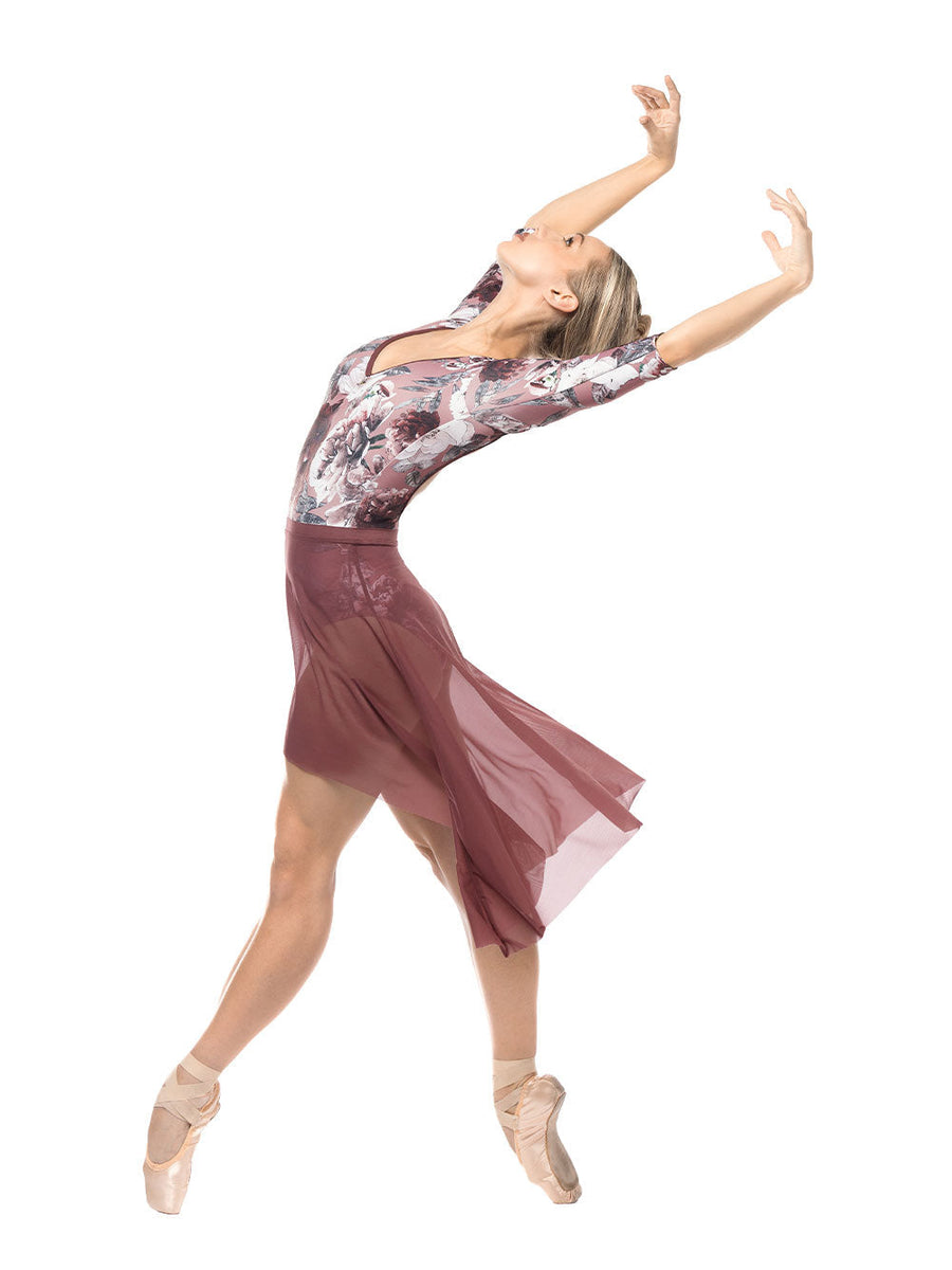 Stella Leotard Dark Romance Mink Kids RTW