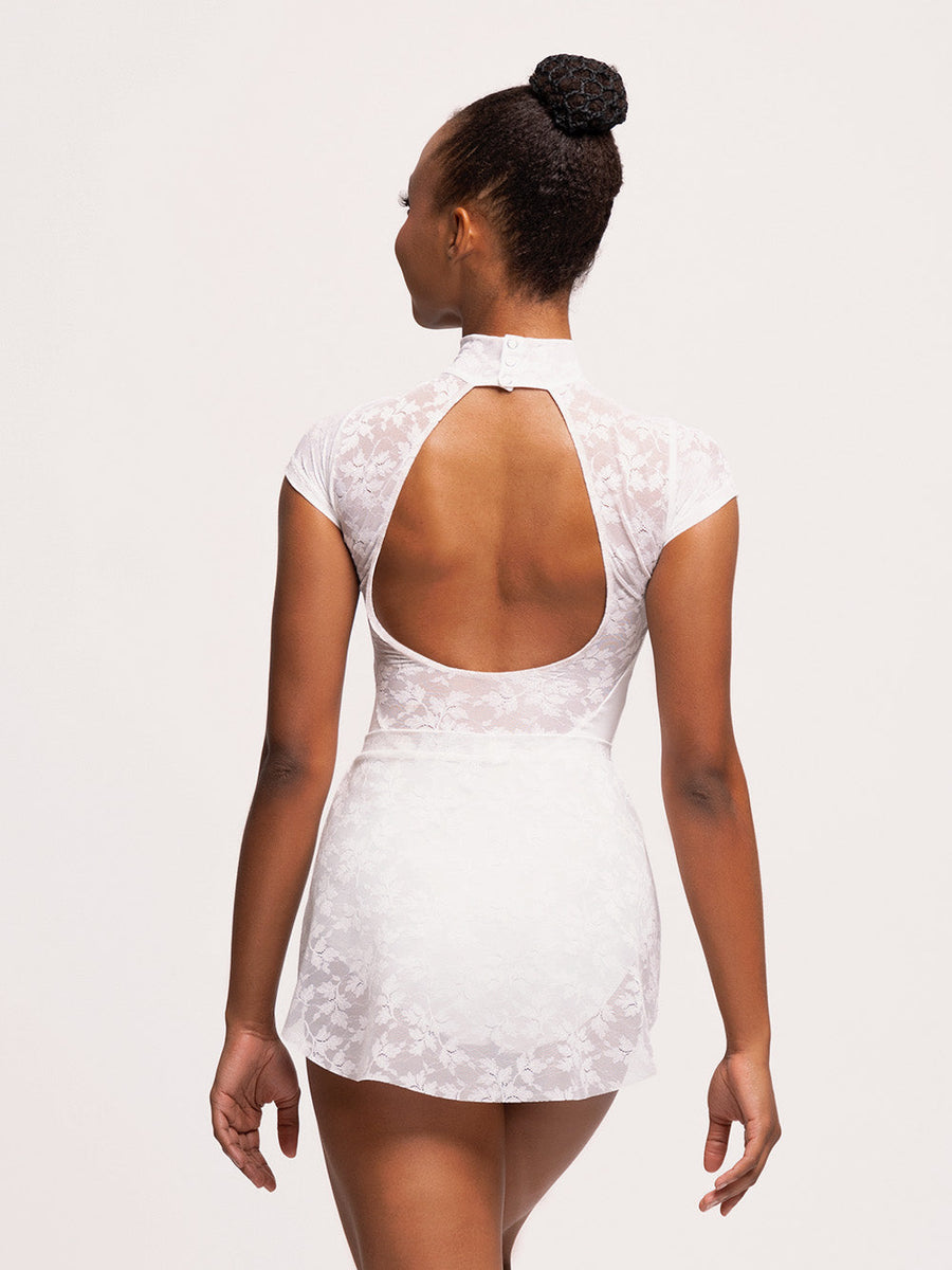 Elizabeth White Ivy Lace Leotard RTW