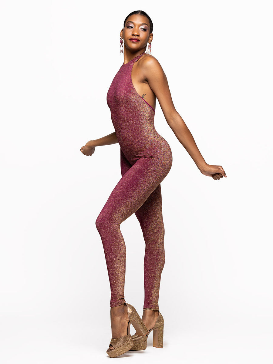 Mona Unitard Majestic Gold Lurex RTW