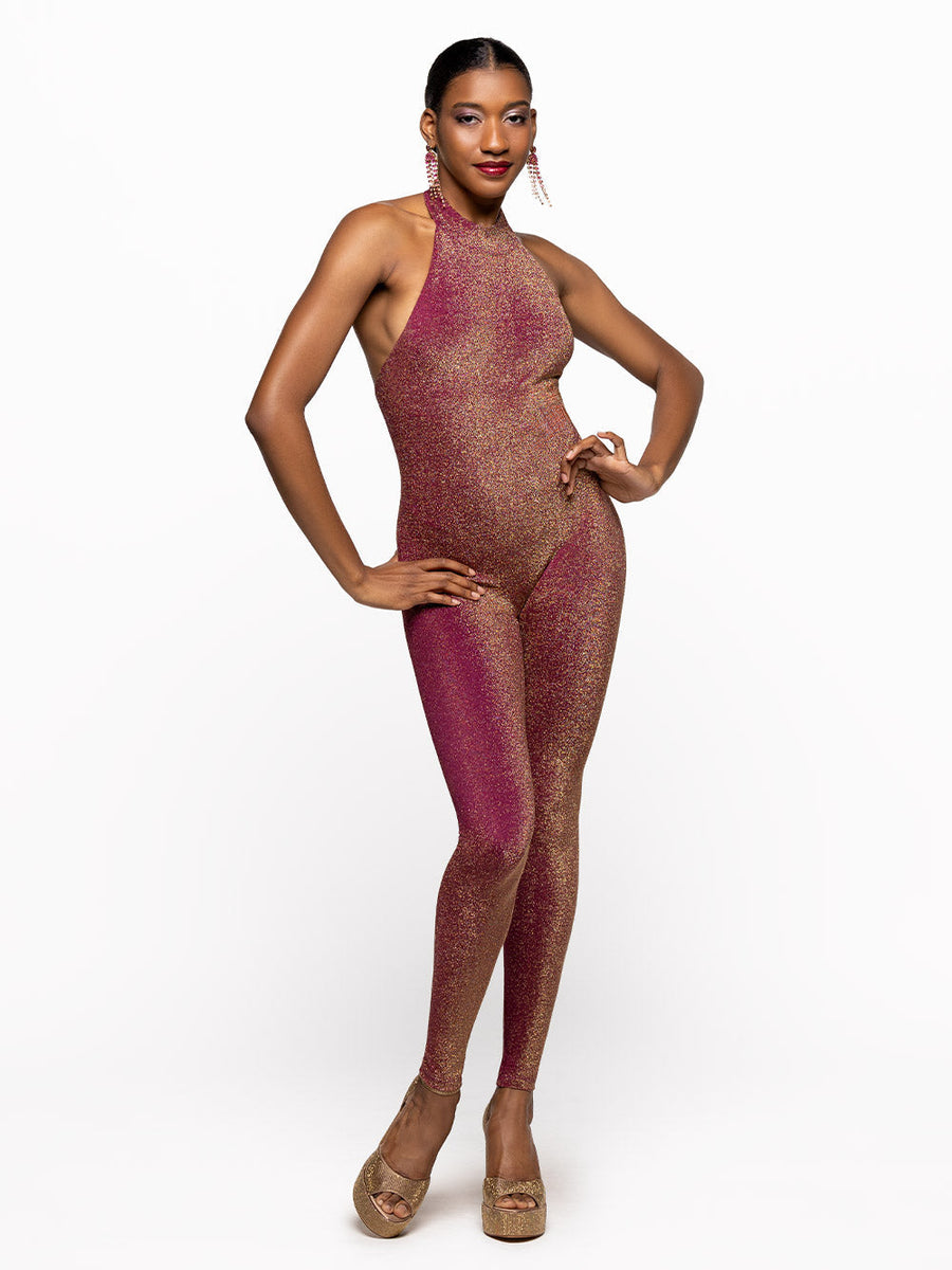 Mona Unitard Majestic Gold Lurex RTW