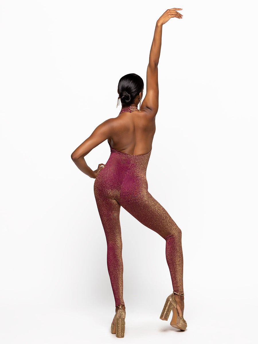 Mona Unitard Majestic Gold Lurex RTW