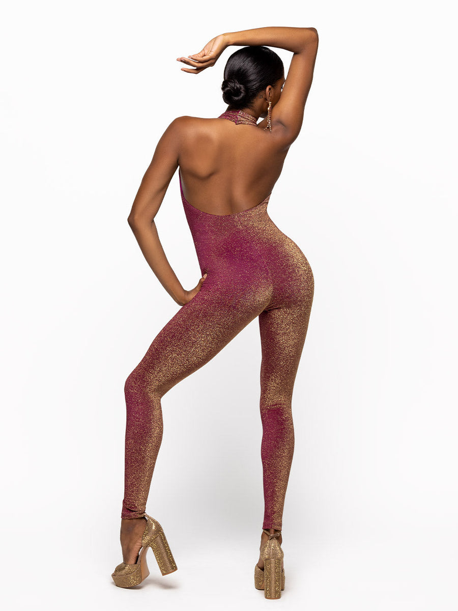 Mona Unitard Majestic Gold Lurex RTW