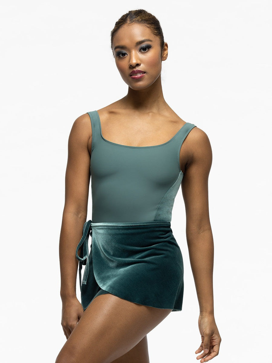 Ali Pale Cacti Velvet Kids Leotard RTW
