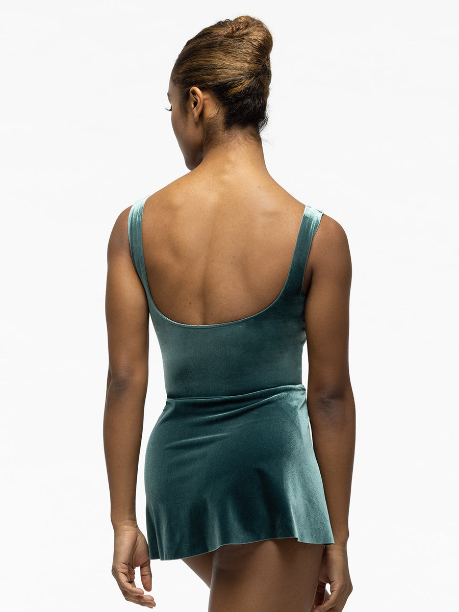 Ali Pale Cacti Velvet Kids Leotard RTW