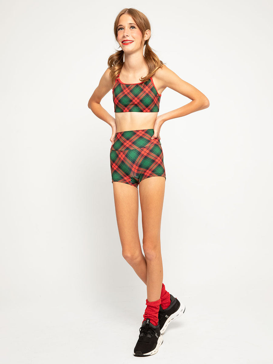 Stirrup Leg Warmers Ankle Knit Red Kids RTW