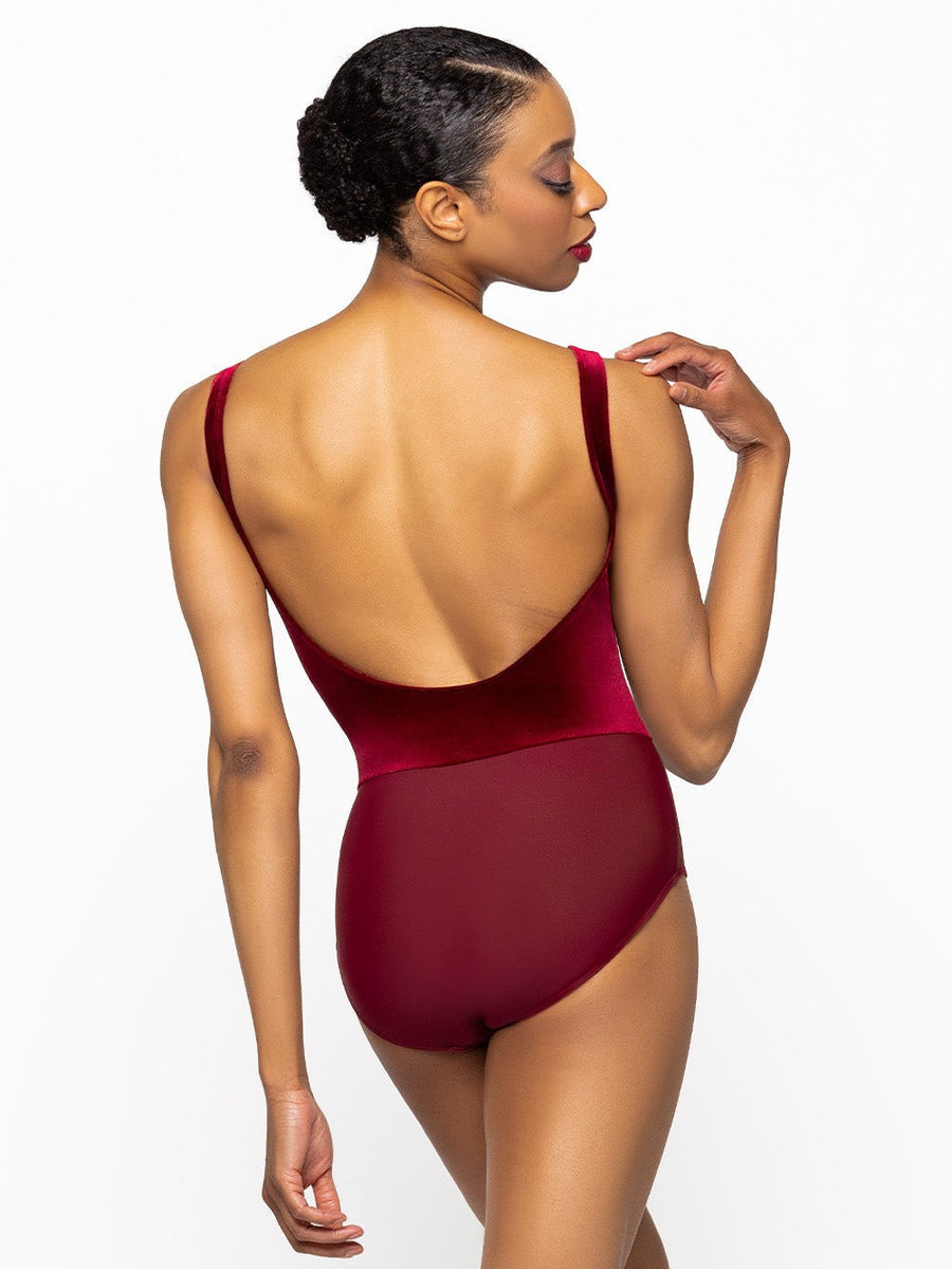 Allison Leotard Wine Velvet RTW