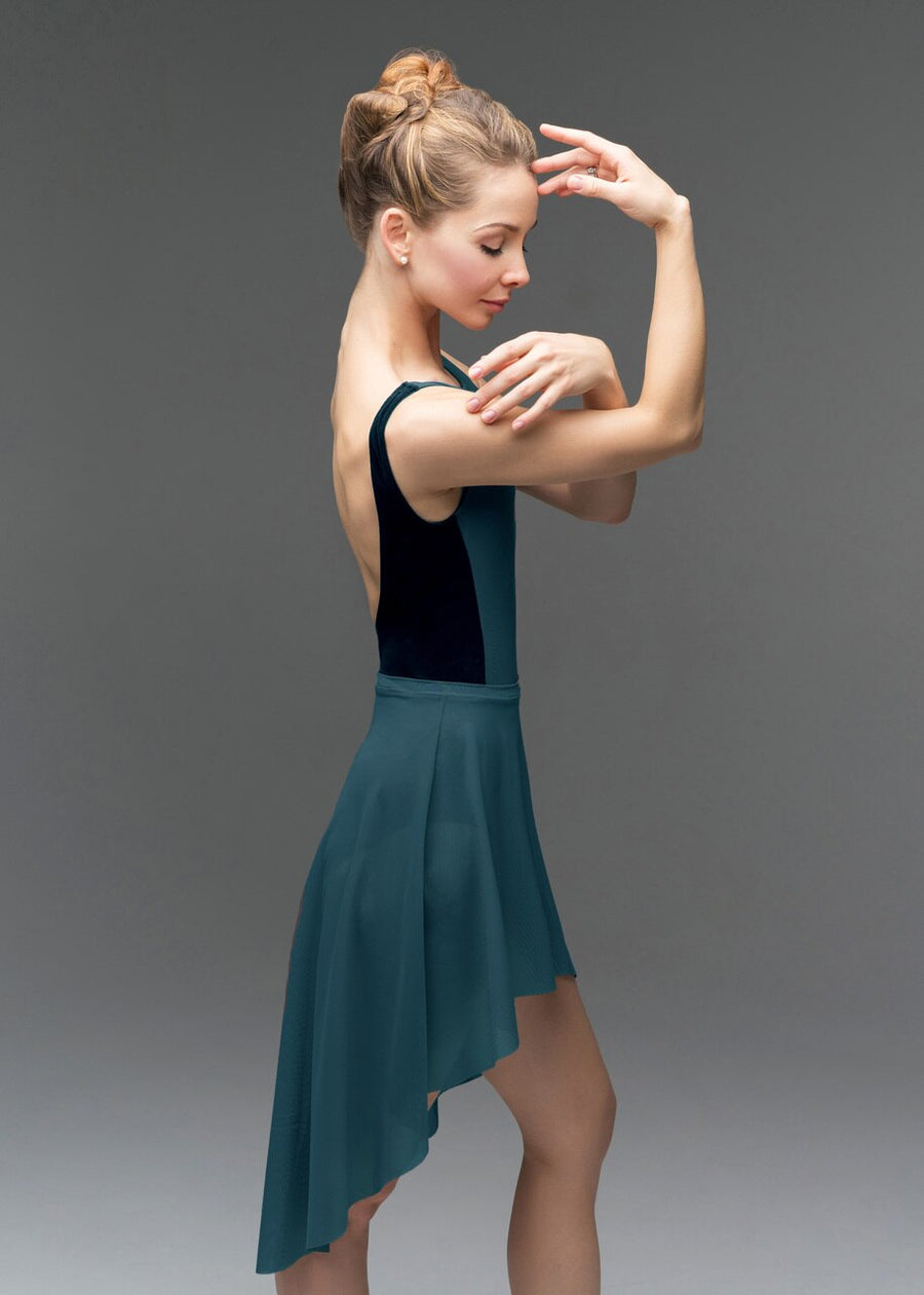 Allison Lagoon Velvet Leotard RTW