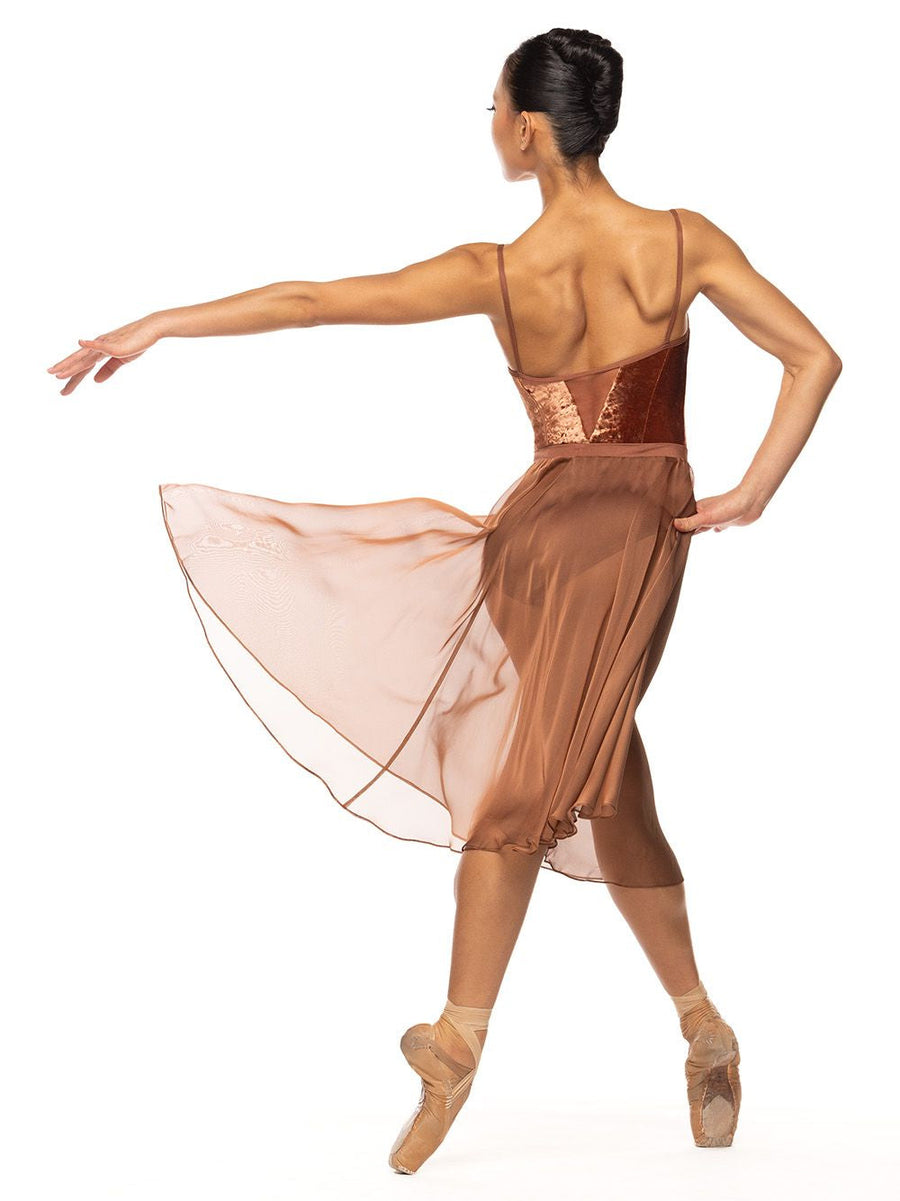 Chloe Leotard Spice Crushed Velvet Kids RTW